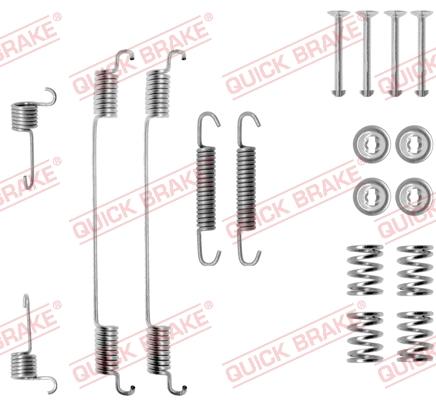 QUICK BRAKE 105-0682 - Комплектуючі, барабанний гальмівний механізм autozip.com.ua