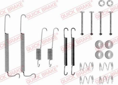OJD Quick Brake 1050629 - Комплектуючі, барабанний гальмівний механізм autozip.com.ua