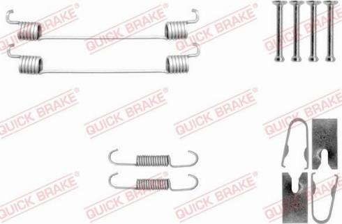 OJD Quick Brake 105-0040 - Комплектуючі, барабанний гальмівний механізм autozip.com.ua