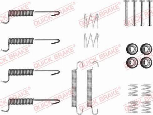 QUICK BRAKE 105-0047 - Комплектуючі, гальмівна система autozip.com.ua