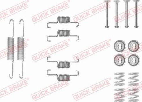 OJD Quick Brake 105-0011 - Комплектуючі, гальмівна система autozip.com.ua