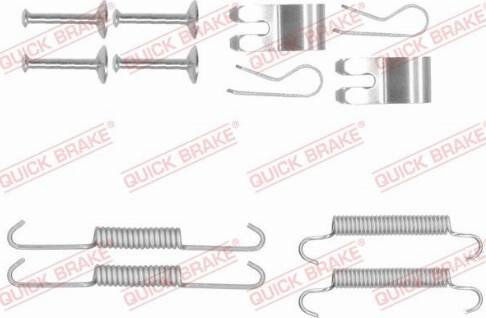 QUICK BRAKE 1050013 - Комплектуючі, гальмівна система autozip.com.ua