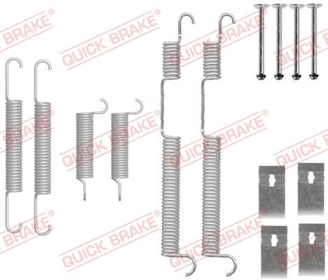 QUICK BRAKE 1050844 - Комплектуючі, барабанний гальмівний механізм autozip.com.ua