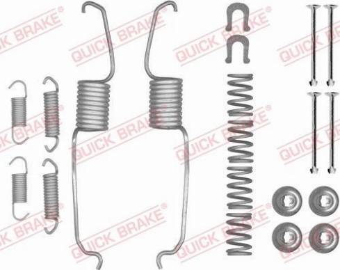 OJD Quick Brake 105-0853 - Комплектуючі, барабанний гальмівний механізм autozip.com.ua