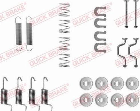 QUICK BRAKE 1050810 - Комплектуючі, гальмівна система autozip.com.ua