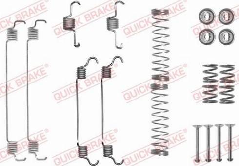 QUICK BRAKE 105-0835 - Комплектуючі, барабанний гальмівний механізм autozip.com.ua