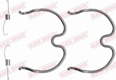 QUICK BRAKE 1050837 - Комплектуючі, барабанний гальмівний механізм autozip.com.ua