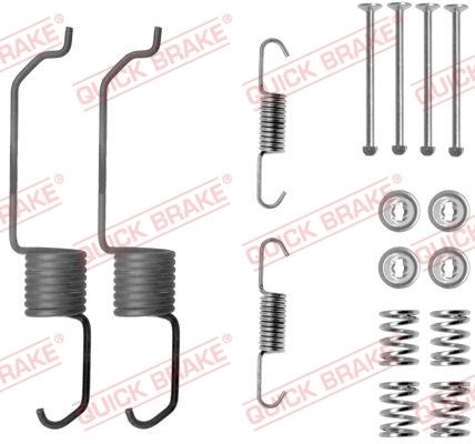 OJD Quick Brake 105-0825 - Комплектуючі, барабанний гальмівний механізм autozip.com.ua