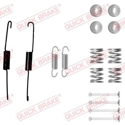 QUICK BRAKE 105-0879 - Комплектуючі, барабанний гальмівний механізм autozip.com.ua