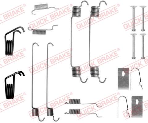 QUICK BRAKE 105-0799 - Комплектуючі, барабанний гальмівний механізм autozip.com.ua