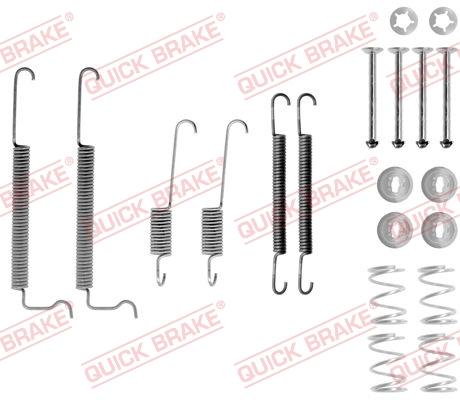 QUICK BRAKE 1050744 - Комплектуючі, барабанний гальмівний механізм autozip.com.ua