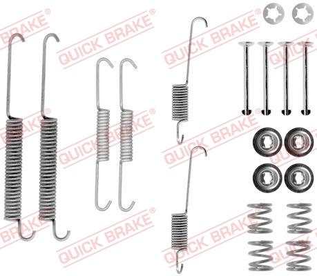 QUICK BRAKE 1050754 - Комплектуючі, барабанний гальмівний механізм autozip.com.ua