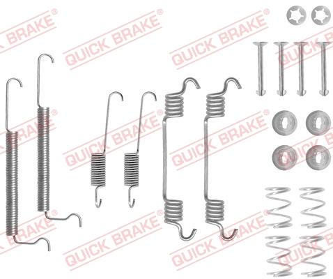 OJD Quick Brake 105-0709 - Комплектуючі, барабанний гальмівний механізм autozip.com.ua