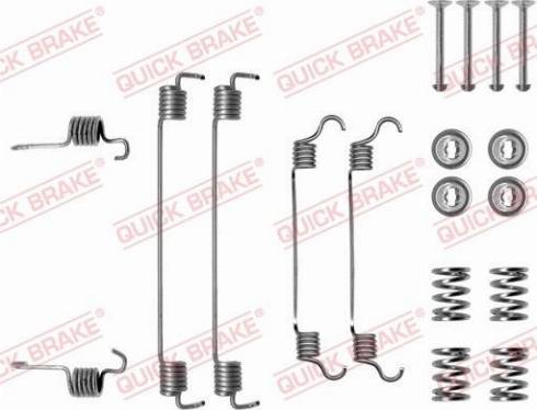 QUICK BRAKE 105-0784 - Комплектуючі, барабанний гальмівний механізм autozip.com.ua