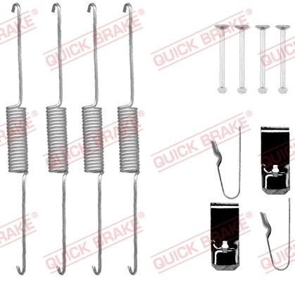 OJD Quick Brake 105-0725 - Комплектуючі, барабанний гальмівний механізм autozip.com.ua