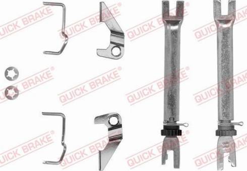 OJD Quick Brake 102 53 009 - Гальмівні колодки, дискові гальма autozip.com.ua