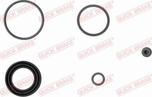 QUICK BRAKE 114-0061 - Ремкомплект, гальмівний супорт autozip.com.ua