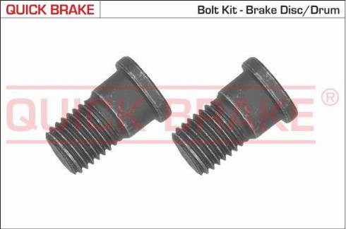 OJD Quick Brake 11666K - Болт, диск гальмівного механізму autozip.com.ua