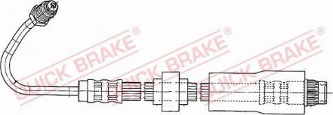 OJD Quick Brake 37.930 - Гальмівний шланг autozip.com.ua