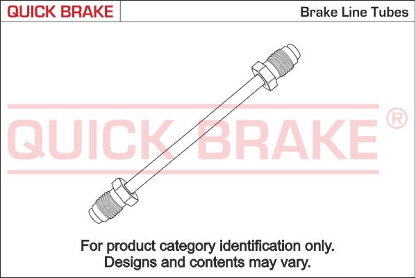 QUICK BRAKE CU-0540A-A - Трубопровід гальмівного приводу autozip.com.ua