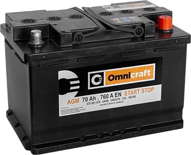Omnicraft 2402379 - Стартерна акумуляторна батарея, АКБ autozip.com.ua