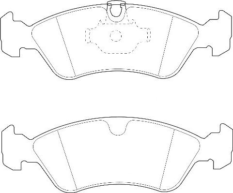 Omnicraft 2134998 - Гальмівні колодки, дискові гальма autozip.com.ua