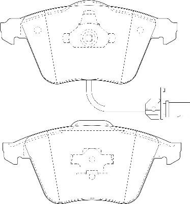 Omnicraft 2134992 - Гальмівні колодки, дискові гальма autozip.com.ua