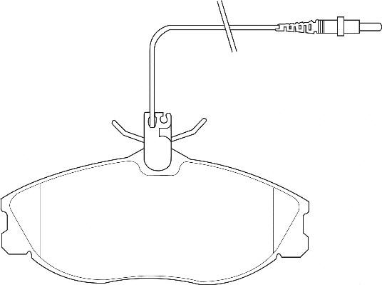 Omnicraft 2134944 - Гальмівні колодки, дискові гальма autozip.com.ua