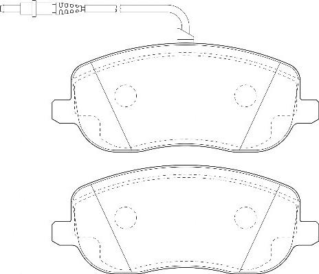 Omnicraft 2134966 - Гальмівні колодки, дискові гальма autozip.com.ua