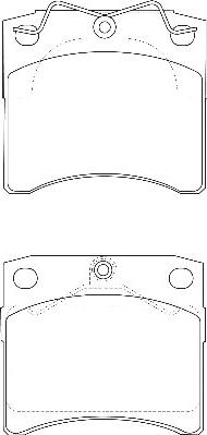 Omnicraft 2134968 - Гальмівні колодки, дискові гальма autozip.com.ua