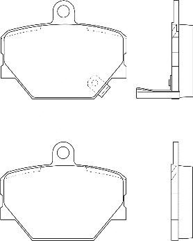 Omnicraft 2134906 - Гальмівні колодки, дискові гальма autozip.com.ua