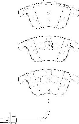 Omnicraft 2134936 - Гальмівні колодки, дискові гальма autozip.com.ua