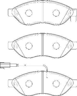 Omnicraft 2134932 - Гальмівні колодки, дискові гальма autozip.com.ua