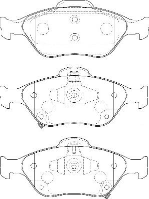 Omnicraft 2134928 - Гальмівні колодки, дискові гальма autozip.com.ua