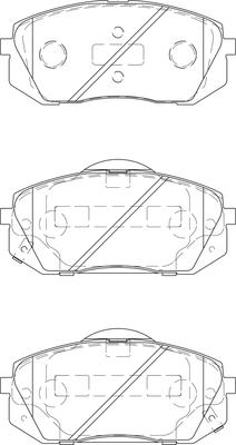 Omnicraft 2134976 - Гальмівні колодки, дискові гальма autozip.com.ua