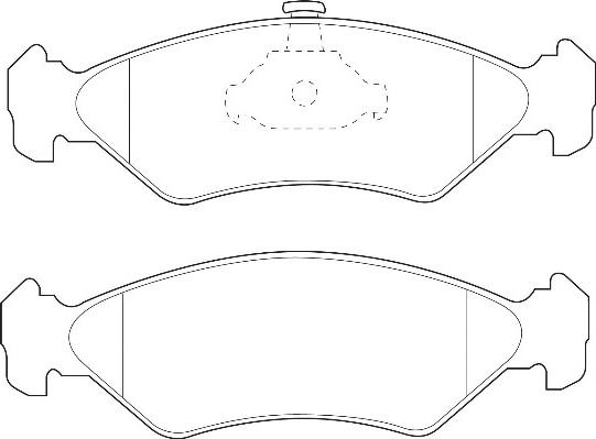 Omnicraft 2134892 - Гальмівні колодки, дискові гальма autozip.com.ua