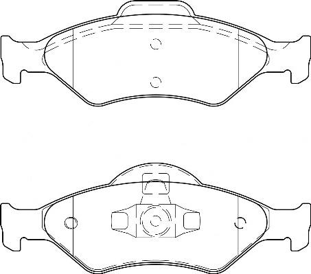 Omnicraft 2134864 - Гальмівні колодки, дискові гальма autozip.com.ua