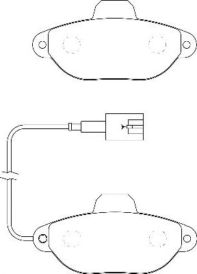 Omnicraft 2134830 - Гальмівні колодки, дискові гальма autozip.com.ua