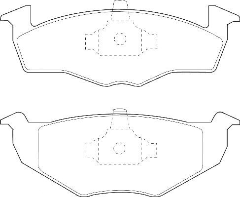 Omnicraft 2134870 - Гальмівні колодки, дискові гальма autozip.com.ua