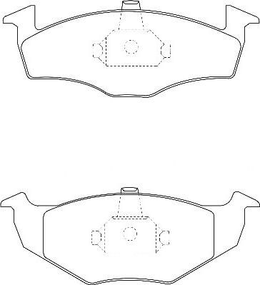 Omnicraft 2134872 - Гальмівні колодки, дискові гальма autozip.com.ua