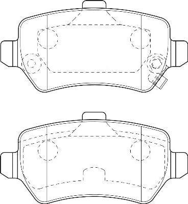 Omnicraft 2135573 - Гальмівні колодки, дискові гальма autozip.com.ua