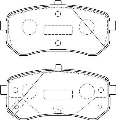 Omnicraft 2135656 - Гальмівні колодки, дискові гальма autozip.com.ua