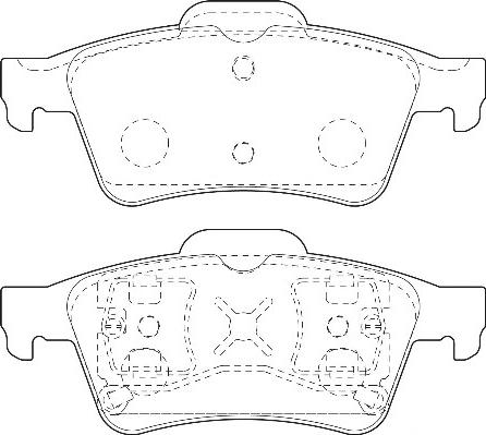 Omnicraft 2135668 - Гальмівні колодки, дискові гальма autozip.com.ua