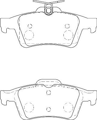 Omnicraft 2135611 - Гальмівні колодки, дискові гальма autozip.com.ua