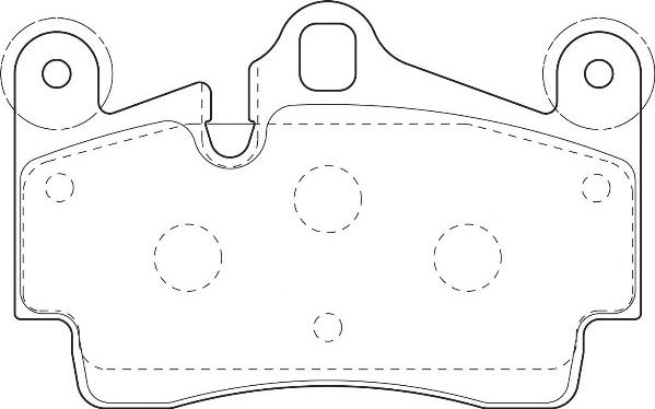 Omnicraft 2135686 - Гальмівні колодки, дискові гальма autozip.com.ua