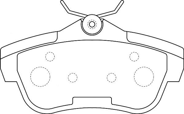 Omnicraft 2135688 - Гальмівні колодки, дискові гальма autozip.com.ua