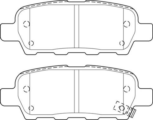 Omnicraft 2135635 - Гальмівні колодки, дискові гальма autozip.com.ua