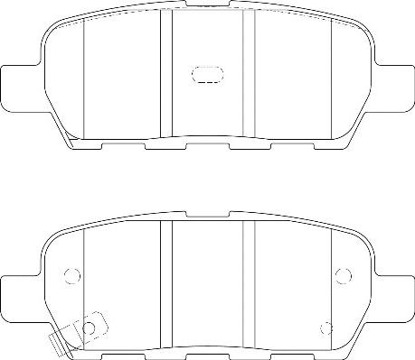 Omnicraft 2135624 - Гальмівні колодки, дискові гальма autozip.com.ua