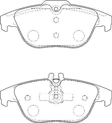 Omnicraft 2135674 - Гальмівні колодки, дискові гальма autozip.com.ua