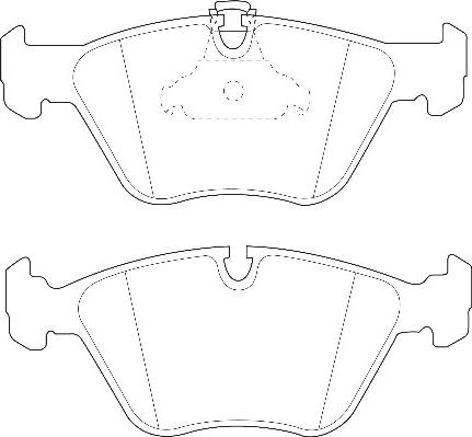 Omnicraft 2135000 - Гальмівні колодки, дискові гальма autozip.com.ua